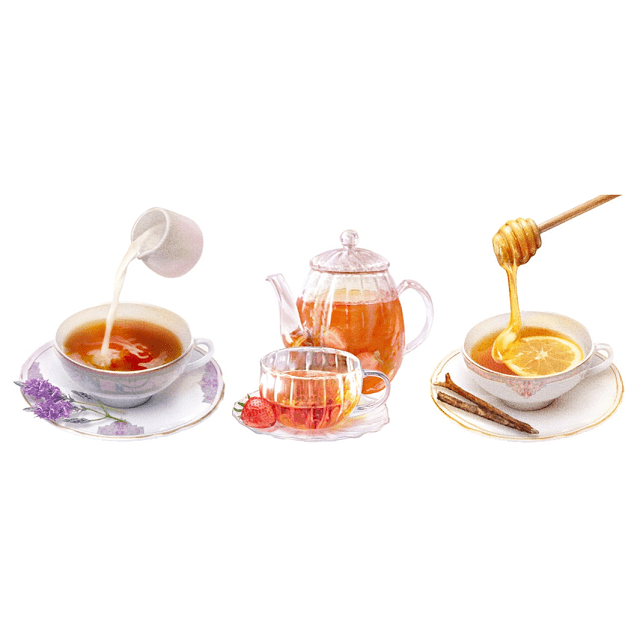Milk Tea Blend/Strawberry & Tea/Honey Citron Tea